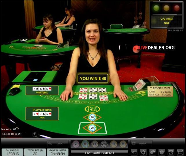 Live Dealer Poker 2