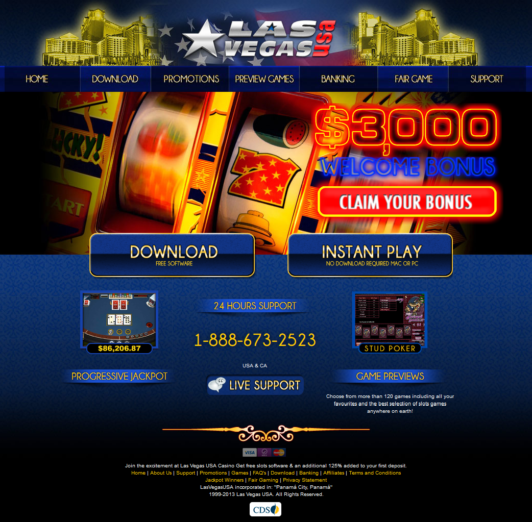 Las Vegas USA Casino Page