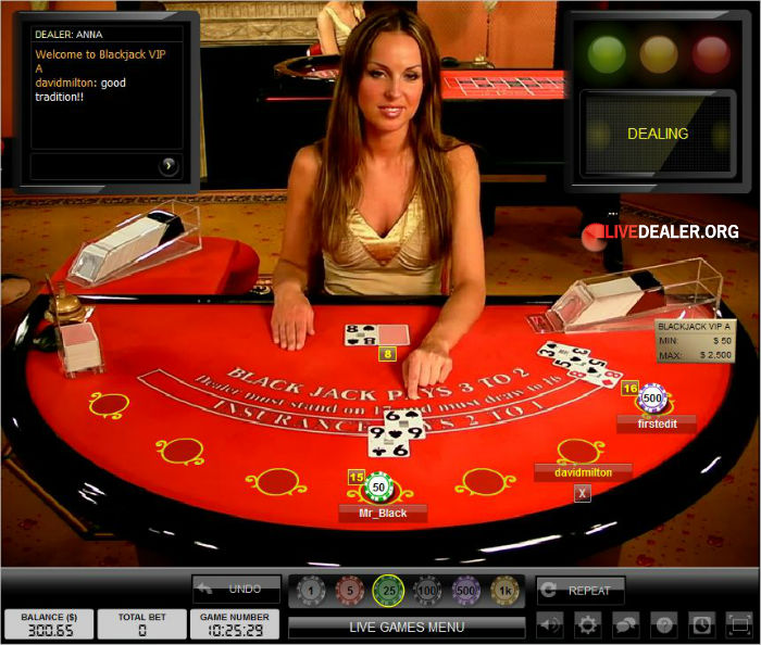 Live Dealer Blackjack 1