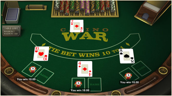 Casino War Table